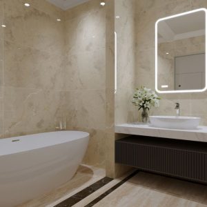Gạch ốp nhà tắm waida beige